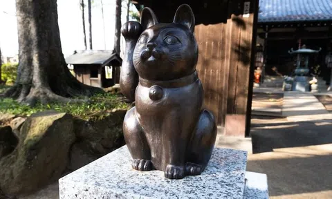Điều thú vị về chú mèo thần tài maneki-neko đến từ Nhật Bản