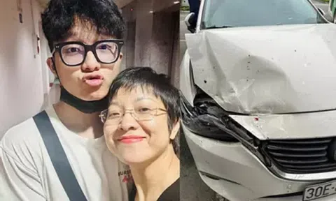 Vừa bị tai nạn, MC Thảo Vân rơi nước mắt khi thấy dòng tin nhắn của con trai