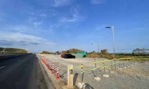 Cao tốc Vĩnh Hảo–Phan Thiết có 2 trạm dừng nghỉ tạm phục vụ người dân