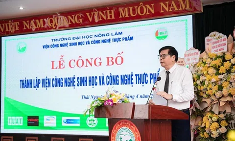 Lễ công bố thành lập Viện Công nghệ Sinh học và Công nghệ Thực phẩm, trường Đại học Nông Lâm, Đại học Thái Nguyên