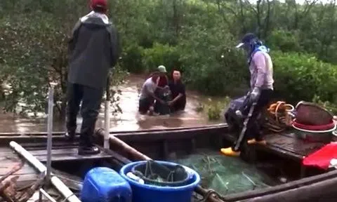 Quảng Ninh: Một người tử vong do sét đánh đi khi đánh bắt thủy sản
